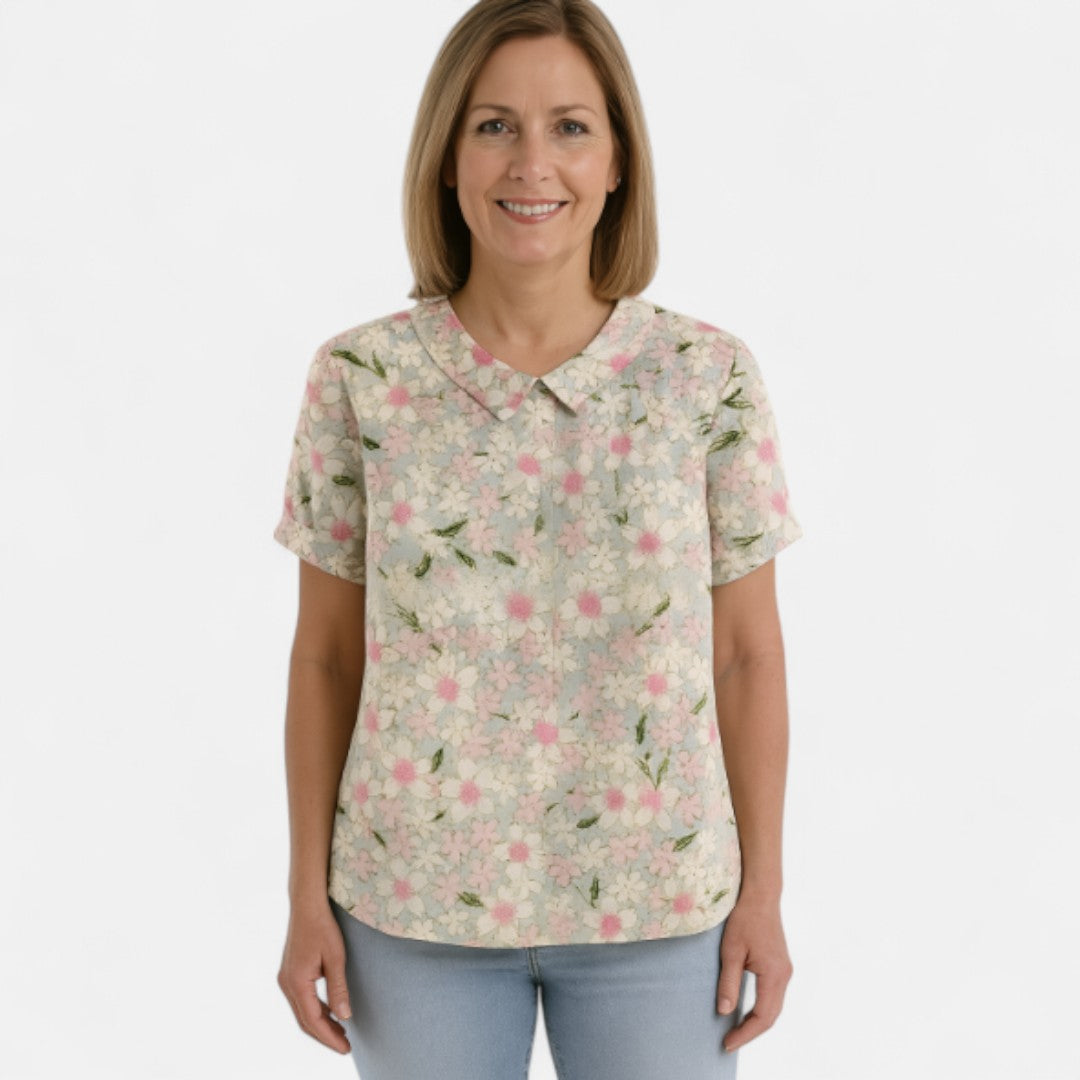 Valentina | Blusa Elegante con Stampa Floreale
