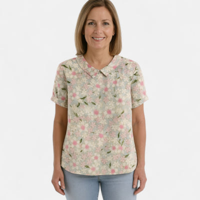 Valentina | Blusa Elegante con Stampa Floreale
