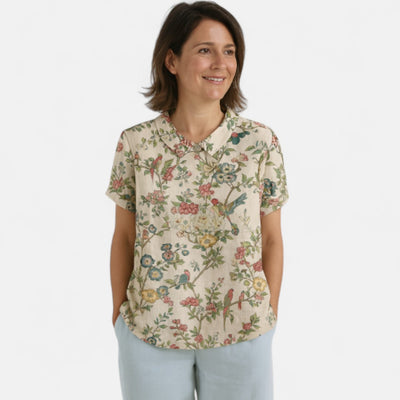 Valentina | Blusa Elegante con Stampa Floreale