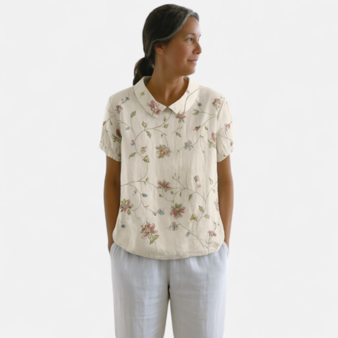 Valentina | Blusa Elegante con Stampa Floreale