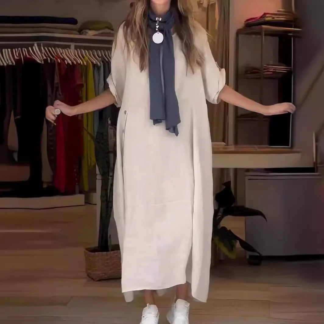 SÉLENA | Vestito Elegante e Casual con Bottoni