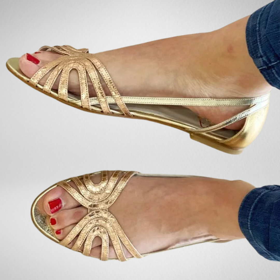 Sandalo Slingback Alberta con dettagli intagliati elegante e comodo