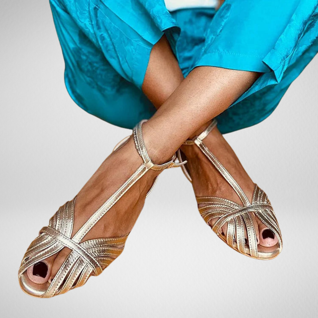 VITTORIA | Eleganti Sandali Intrecciati Open-Toe per un Look alla Moda