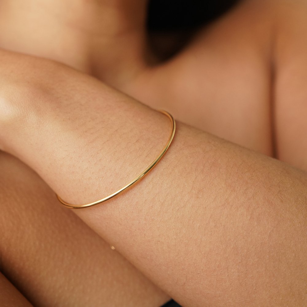Bracciale semplice in oro