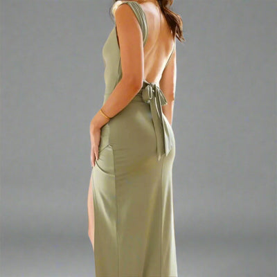 Antonella™ | Abito con spalline drappeggiate