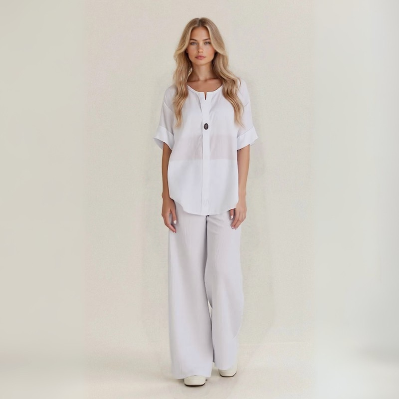 Amanda | Set in lino misto cotone artigianale