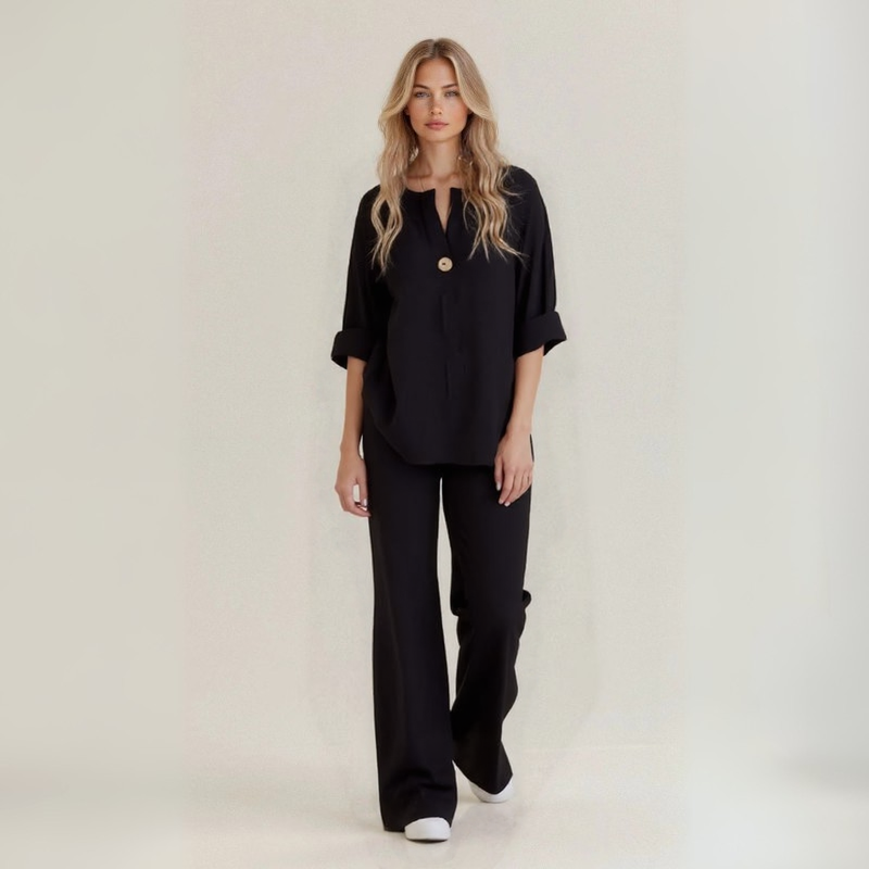 Amanda | Set in lino misto cotone artigianale