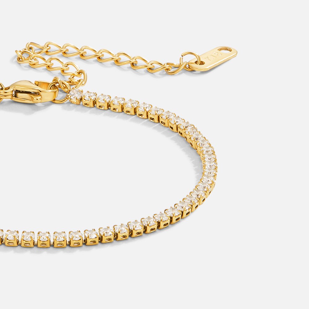 Bracciale da tennis Cordelia Gold