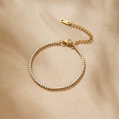 Bracciale da tennis Cordelia Gold