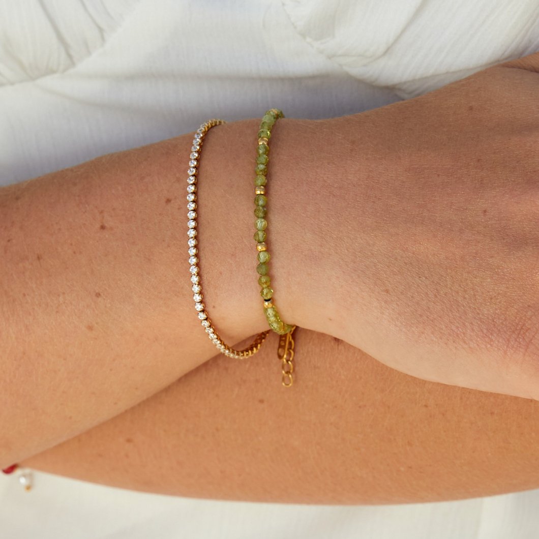 Bracciale da tennis Cordelia Gold