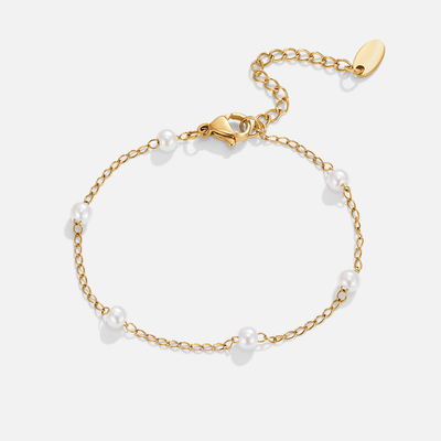Bracciale con perle d'acqua dolce Nura