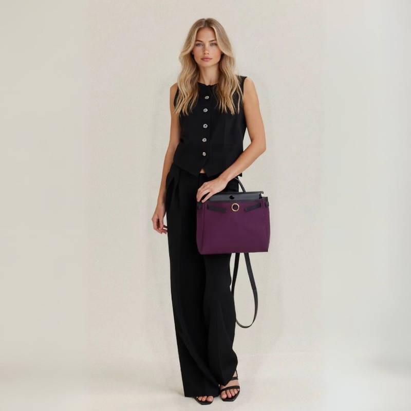 Anita | Completo casual in lino artigianale