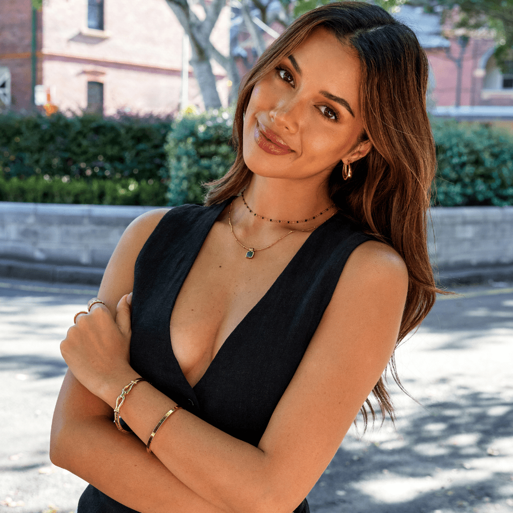 Bracciale rigido unico in oro