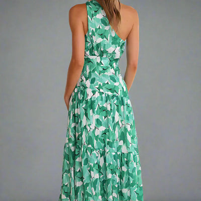 Ida™ | Abito floreale monospalla