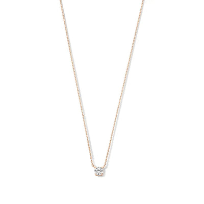 Collana con pietra moissanite Cléa | Collezione Oro