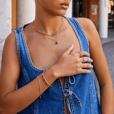 Bracciale rigido piccolo in oro