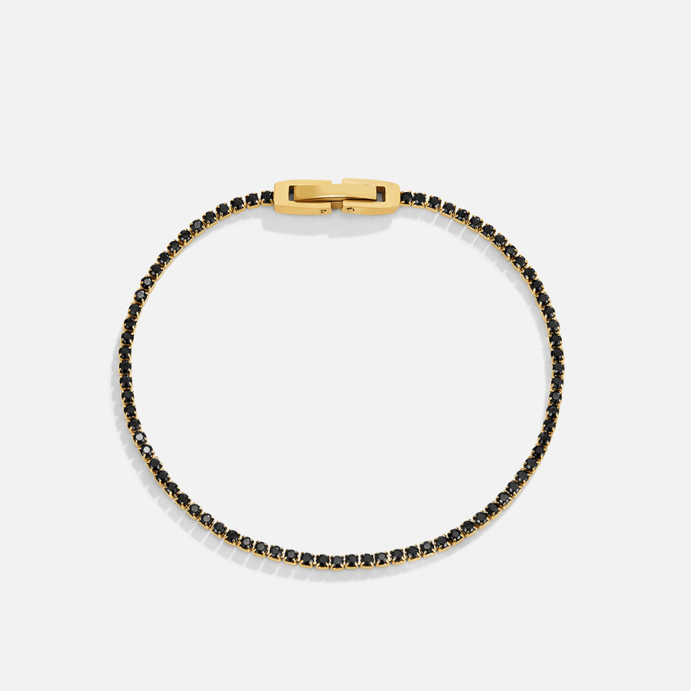 Bracciale Cristallo nero mezzanotte