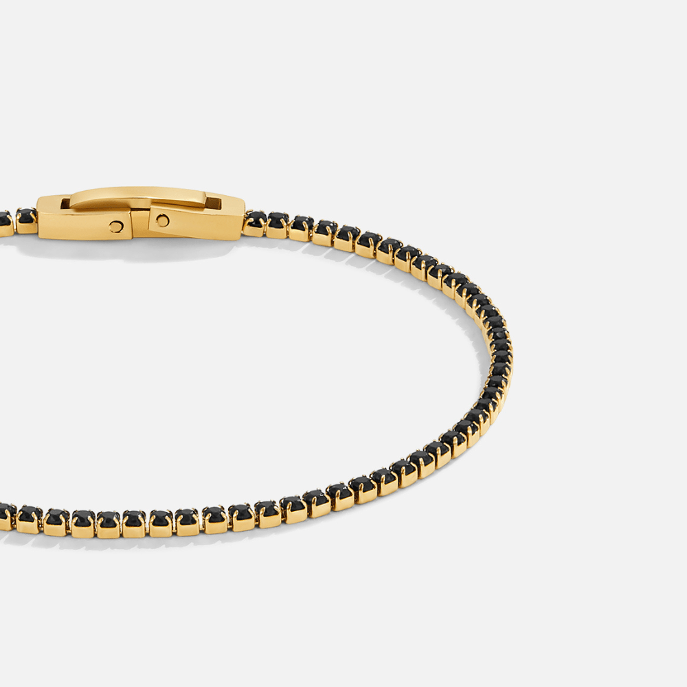 Bracciale Cristallo nero mezzanotte