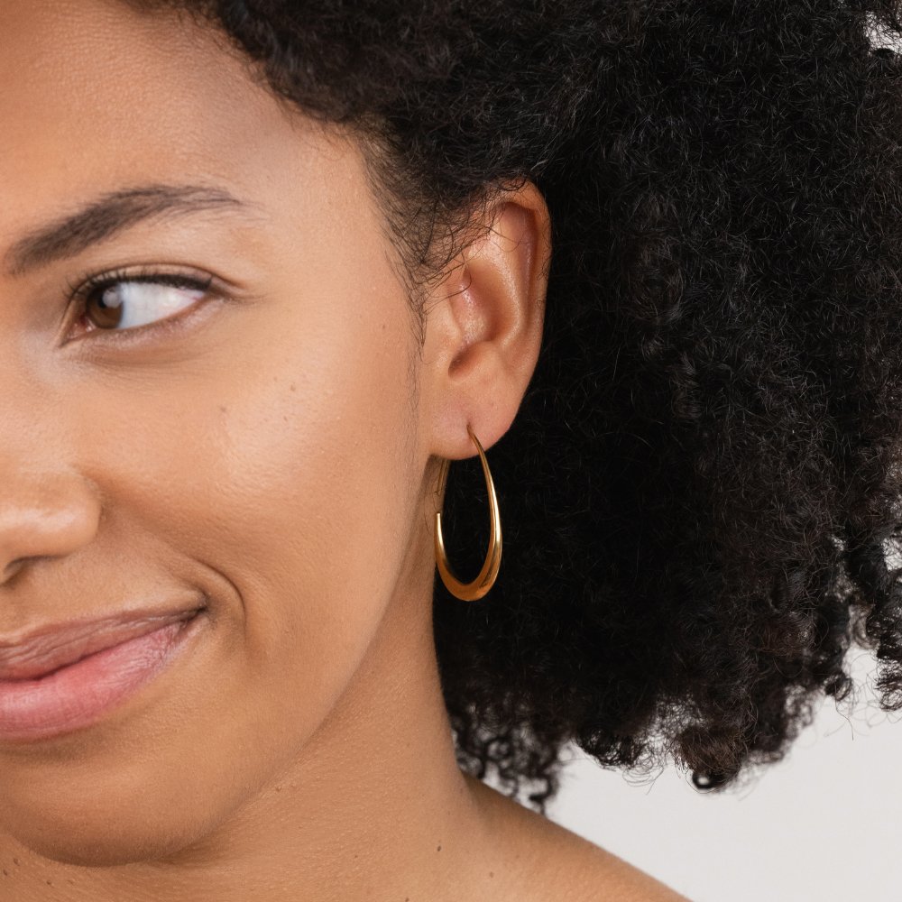 Orecchini a cerchio in oro