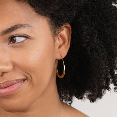 Orecchini a cerchio in oro