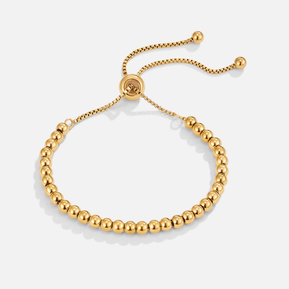 Bracciale con perline | Oro