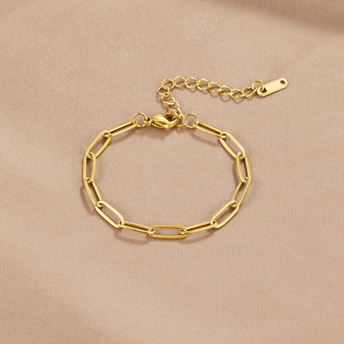 Bracciale con clip in oro