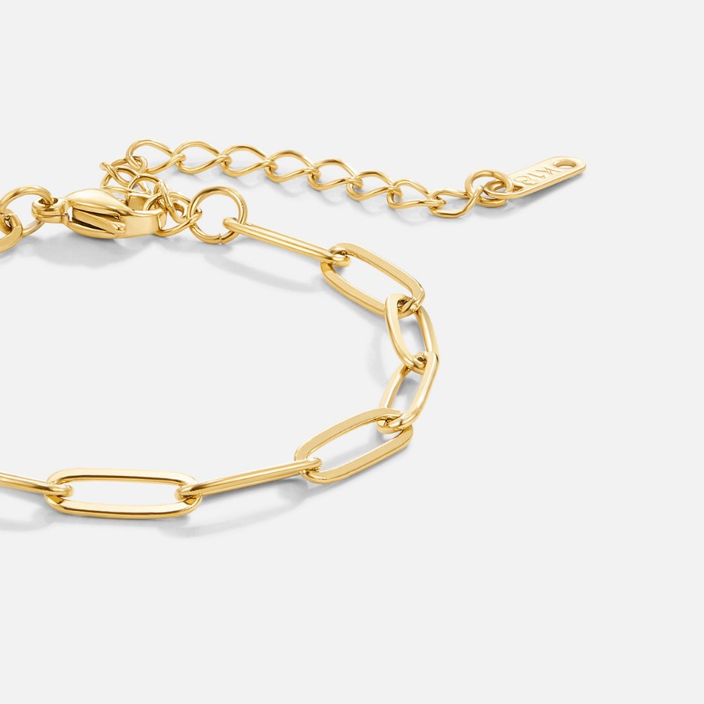 Bracciale con clip in oro