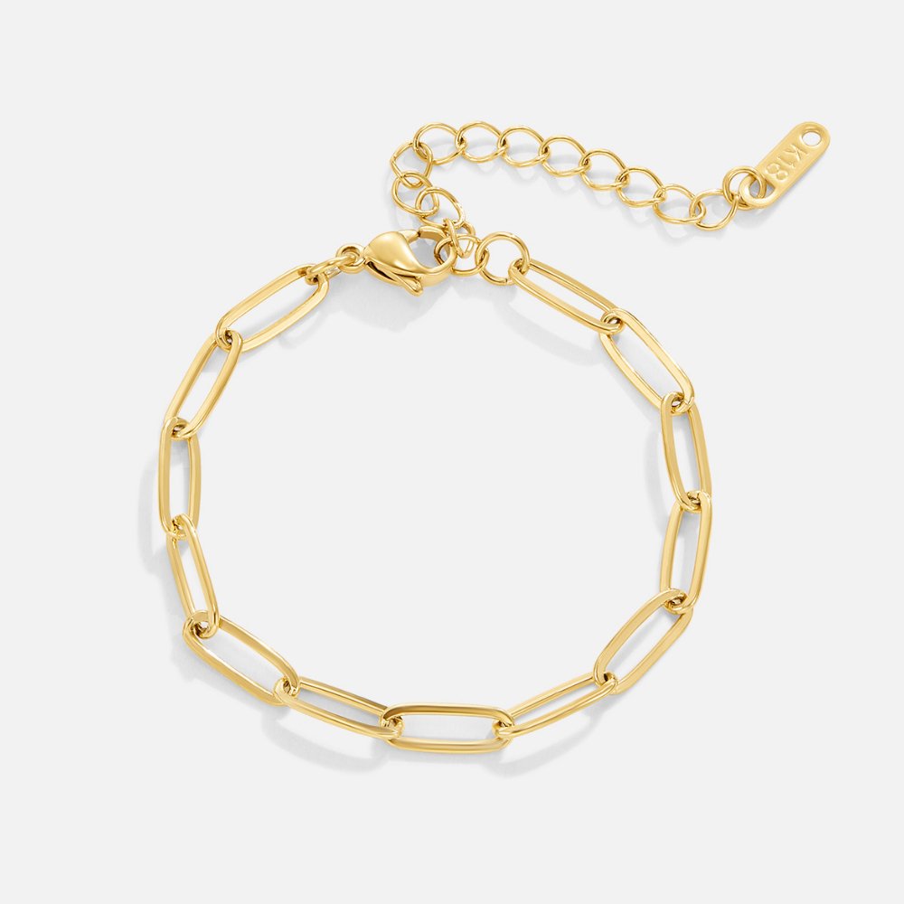 Bracciale con clip in oro