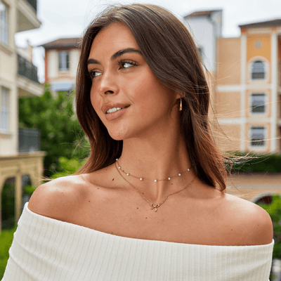 Collana con pendente a fiocco Serenity